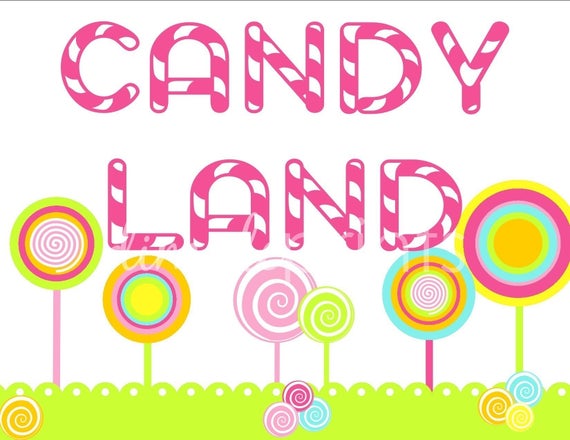 free printable candyland letters